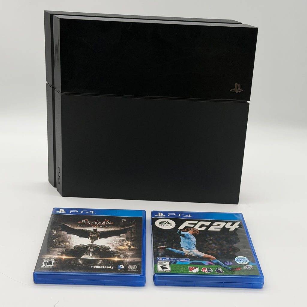 Sony PlayStation 4 500GB Gaming Console - Black Model CUH-1115A + 2 Games