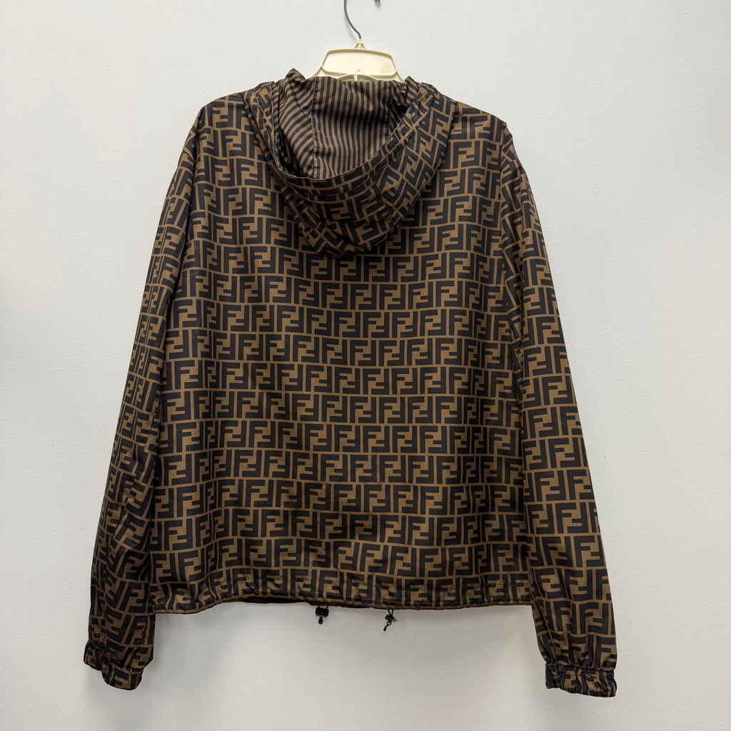 Fendi Vintage Jacket Monogram Reversible Windbreaker Size Large (52)