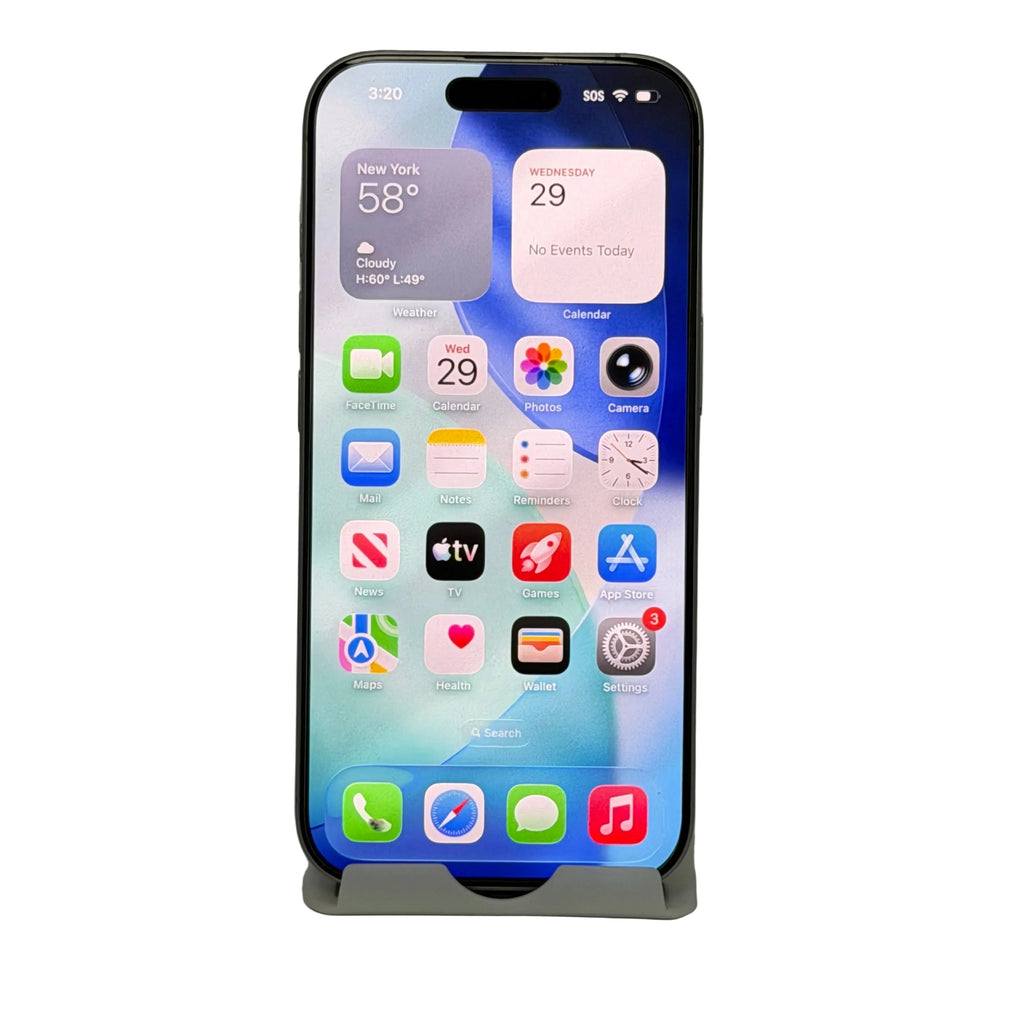Apple iPhone 16 Pro 128GB White Titanium Unlocked 89%BH
