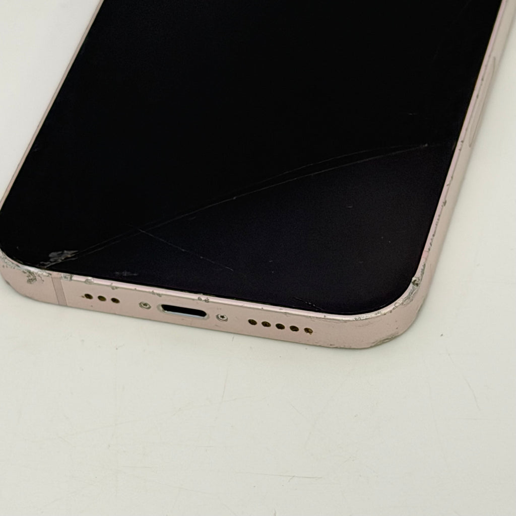 Apple iPhone 13 256GB Pink MLAR3LL/A Unlocked Cracked Back/Front