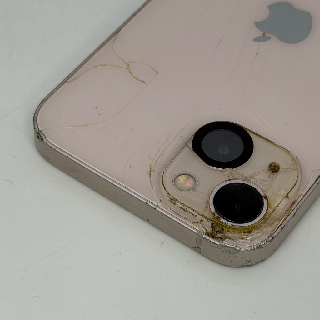 Apple iPhone 13 256GB Pink MLAR3LL/A Unlocked Cracked Back/Front