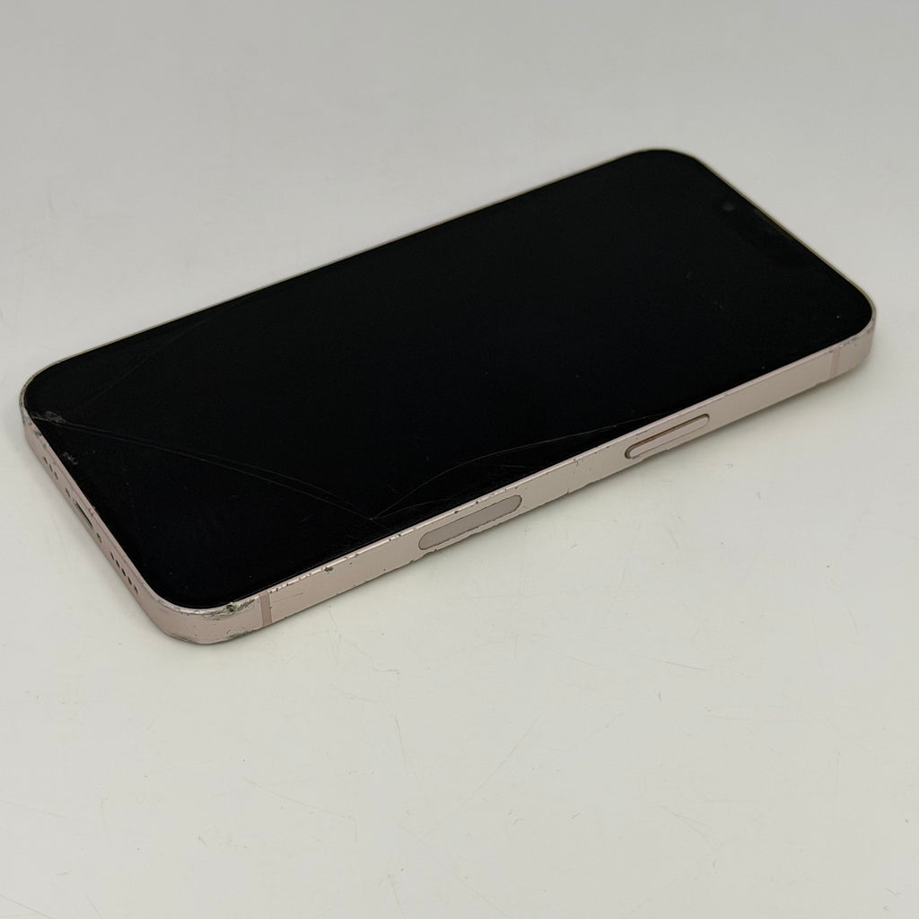 Apple iPhone 13 256GB Pink MLAR3LL/A Unlocked Cracked Back/Front
