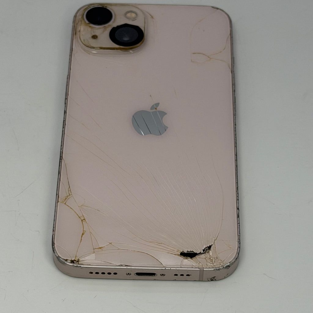 Apple iPhone 13 256GB Pink MLAR3LL/A Unlocked Cracked Back/Front