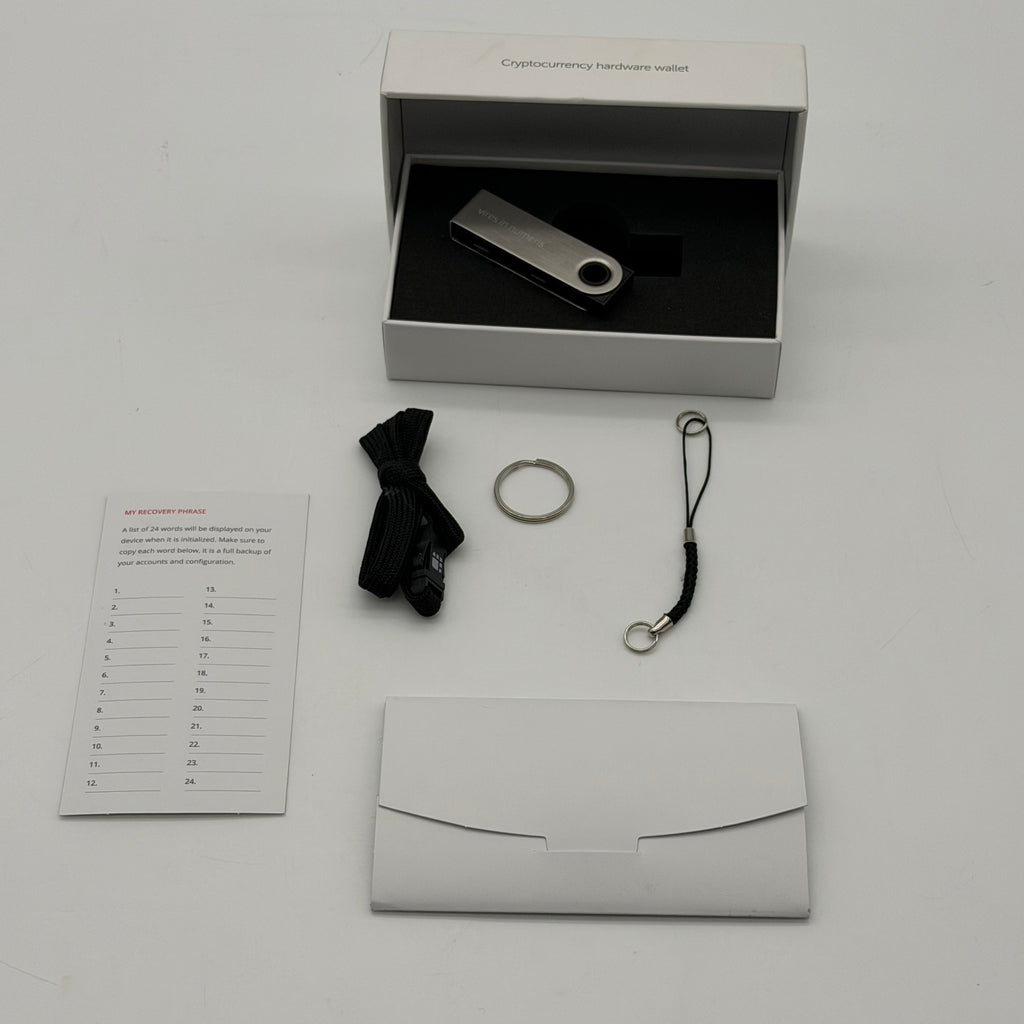 Ledger Nano S Cryptocurrency Hardware Wallet New Open Box