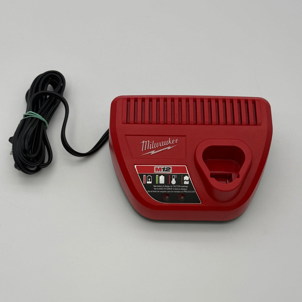 Milwaukee 2415-20 M12 12V 3/8-Inch Cordless Right Angle Drill with M12 Charger and Drill Bit  TESTED
