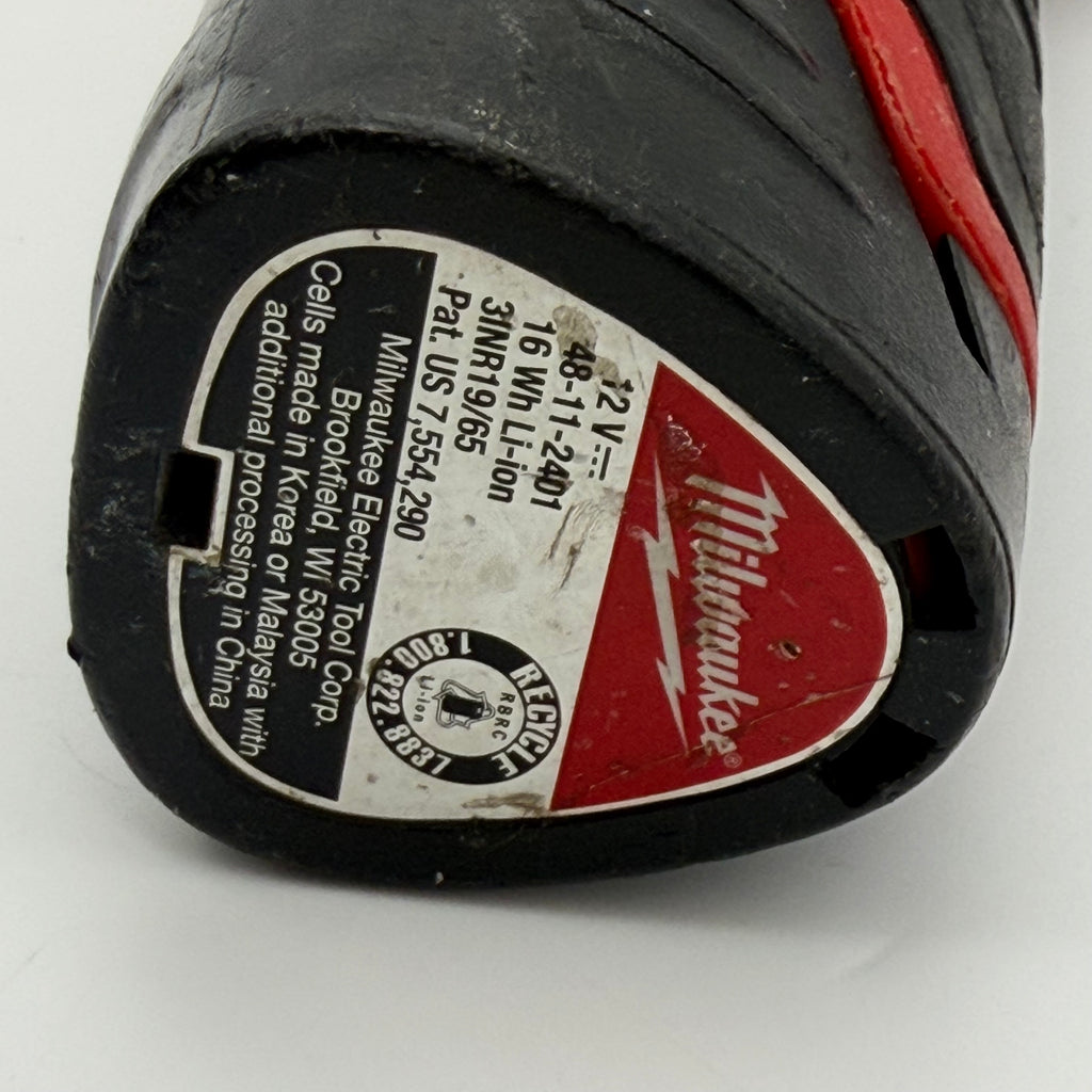 Milwaukee 2415-20 M12 12V 3/8-Inch Cordless Right Angle Drill with M12 Charger and Drill Bit  TESTED