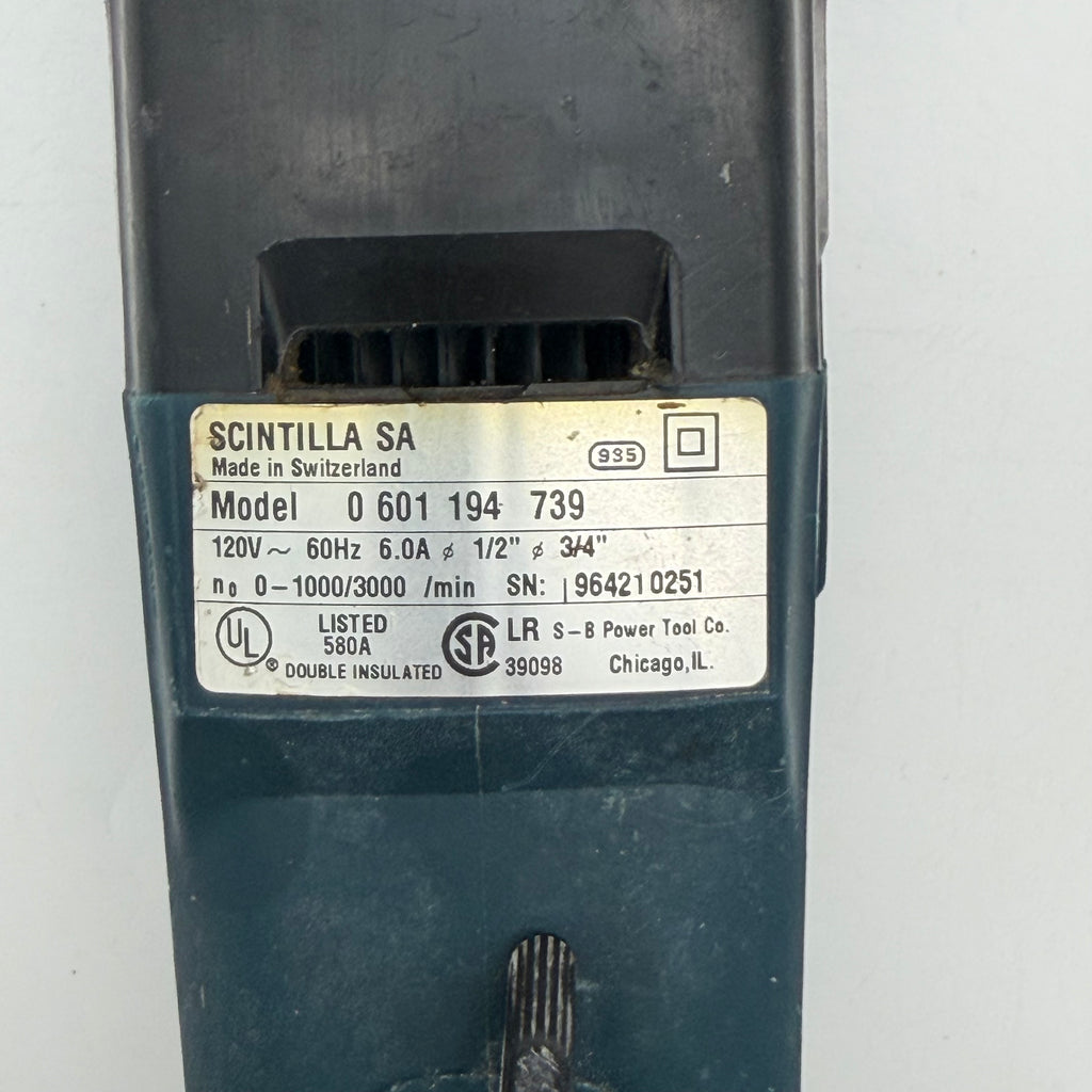 Bosch 1194 VSR Scintilla SA Hammerdrill Corded TESTED