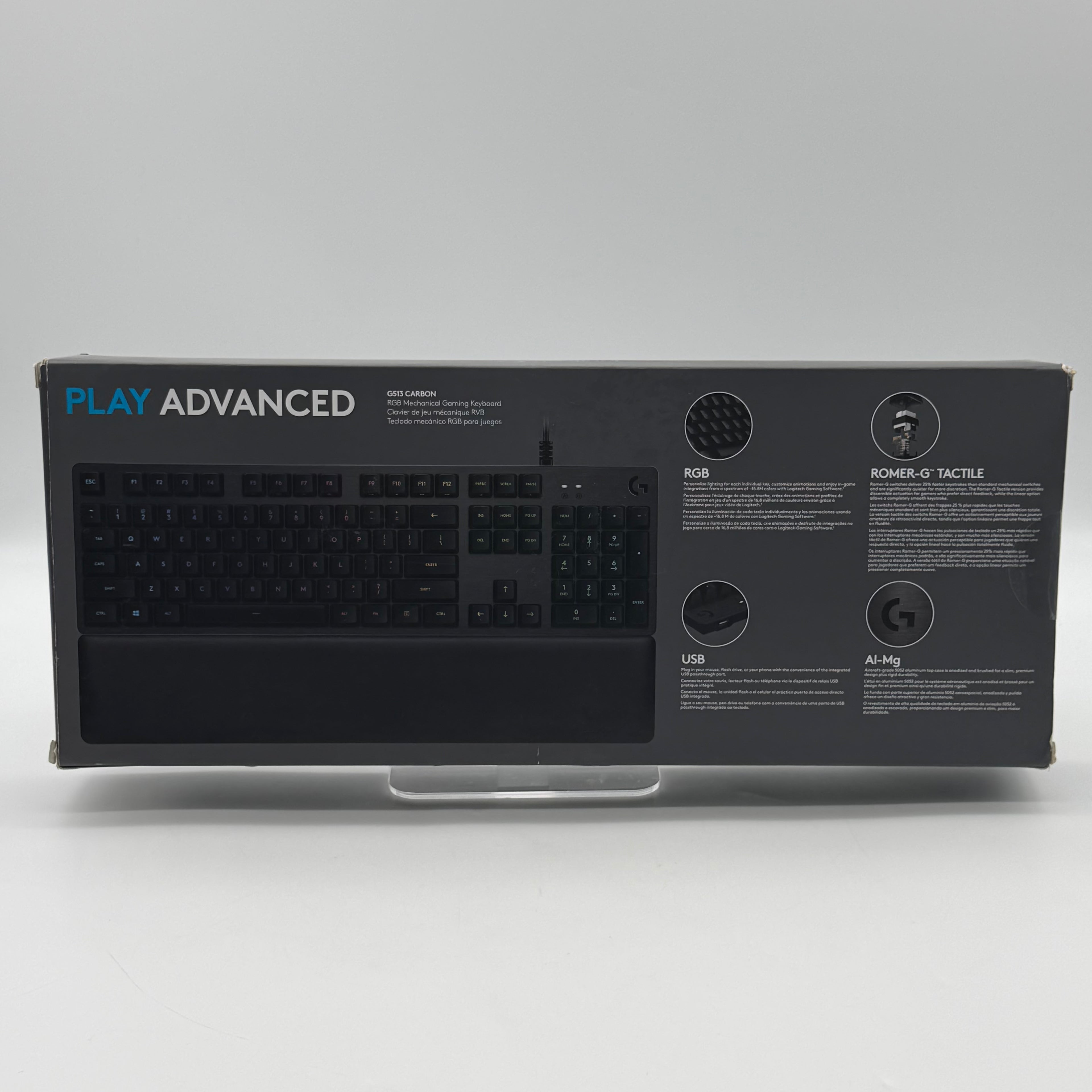 Logitech G513 Carbon Tactile RGB Mechanical Gaming Keyboard