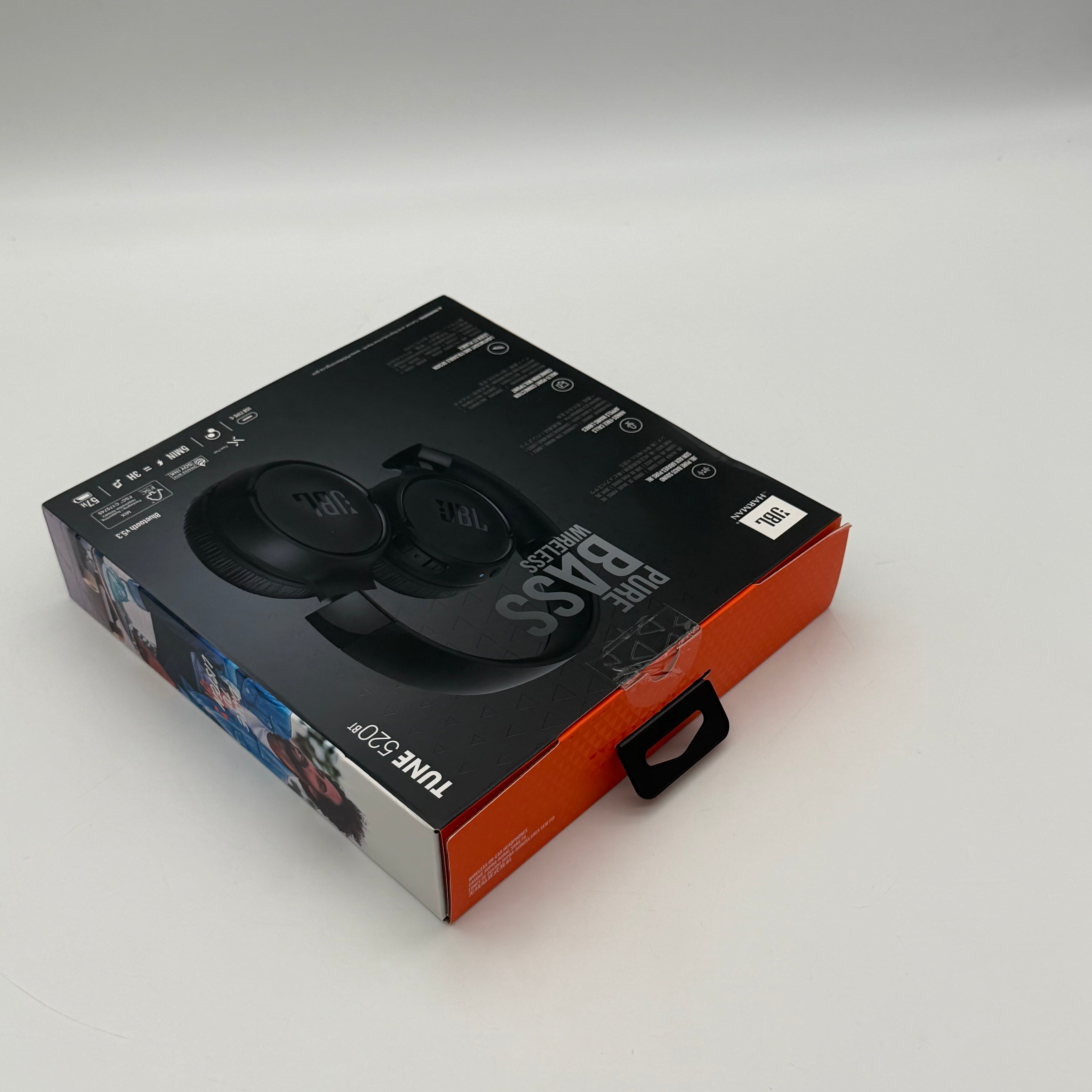 JBL Tune 520BT Bluetooth On-Ear Headphones Black - Sealed Box
