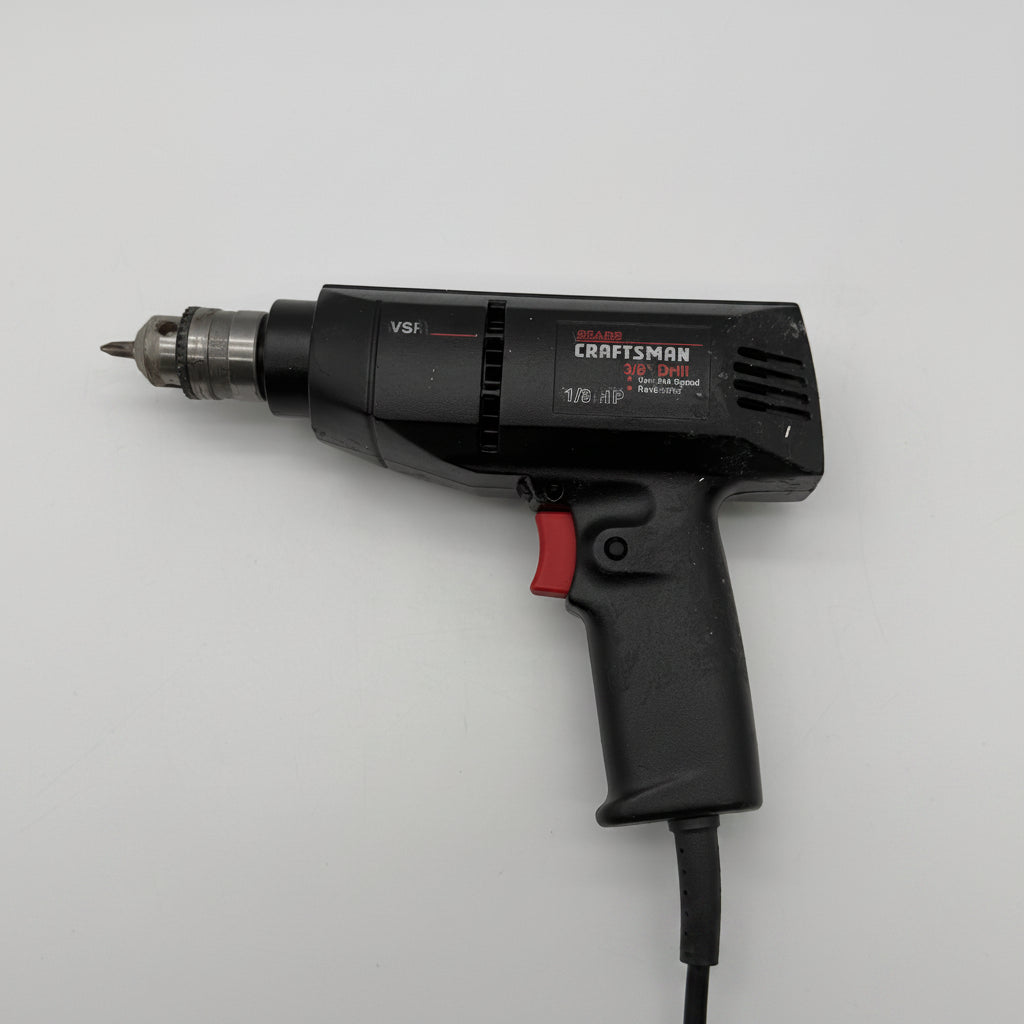 Craftsman 315.101420 1/3 HP Variable Speed 3/8 Inch Corded Drill- TESTED