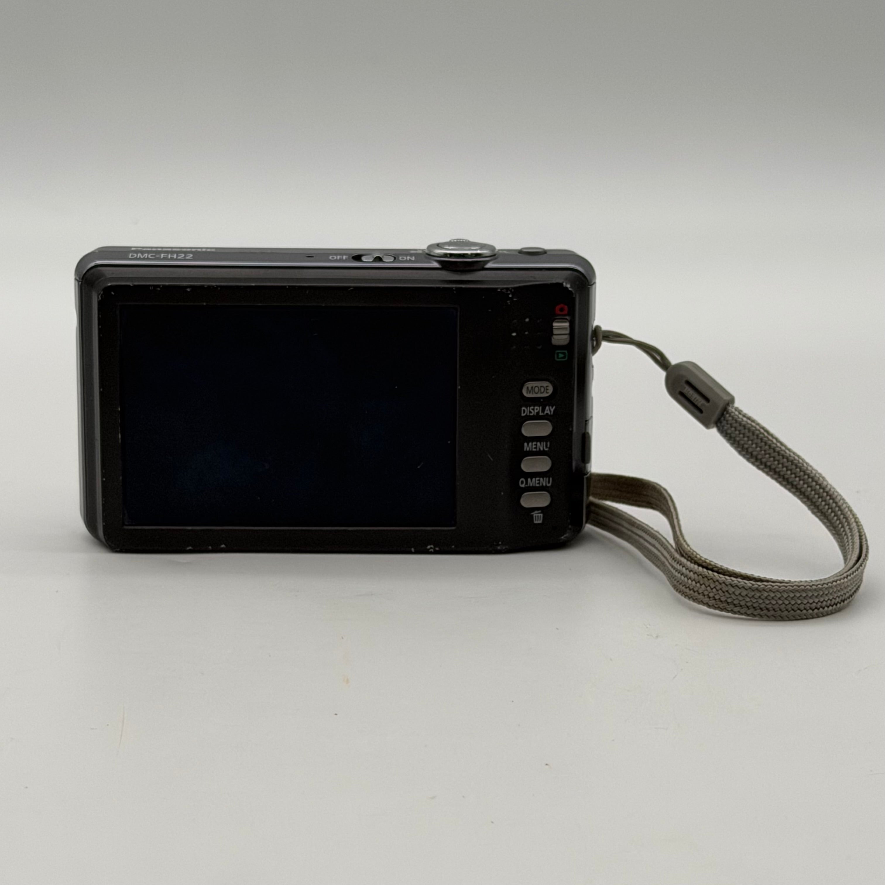 Panasonic Lumix DMC-FH24 16MP Digital Camera 8x Optical Zoom UNTESTED