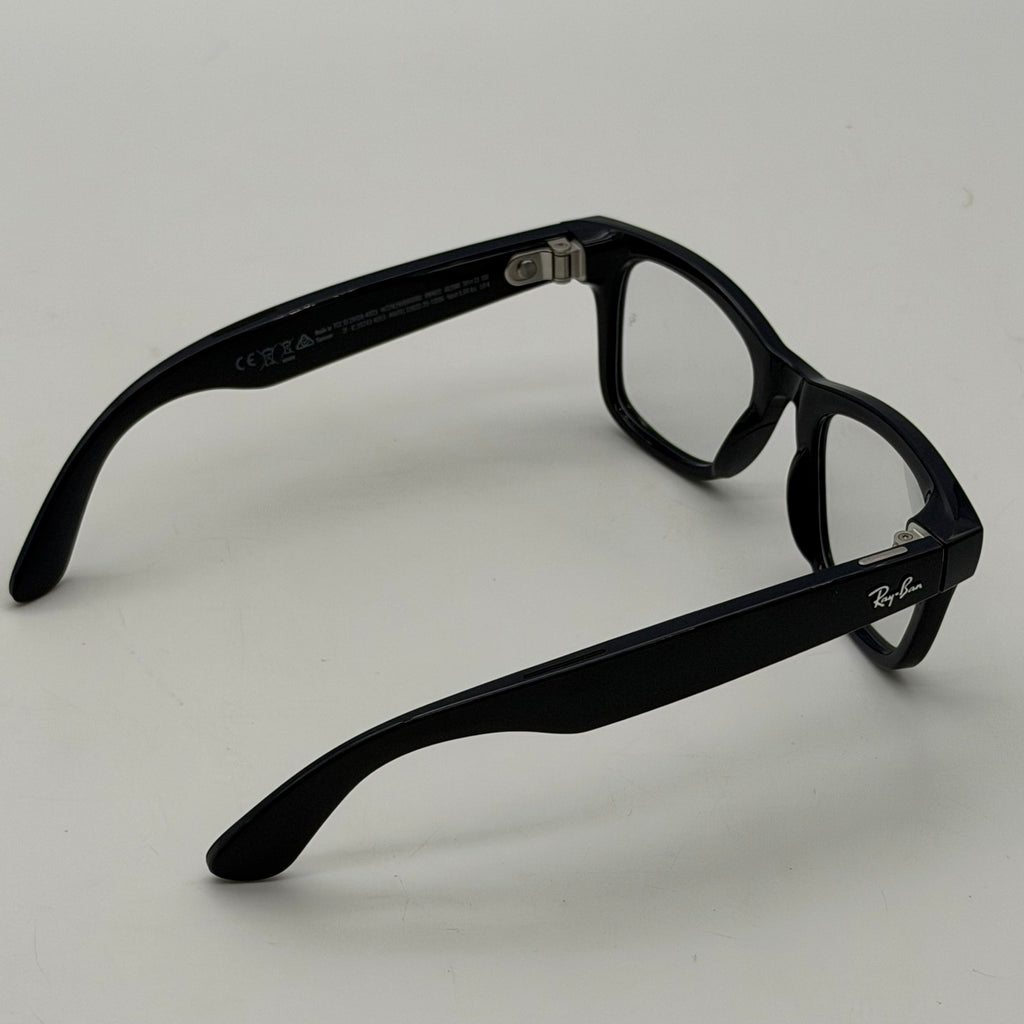Ray-Ban Meta Wayfarer RW4012 Smart Glasses Jeans Blue Clear Lens