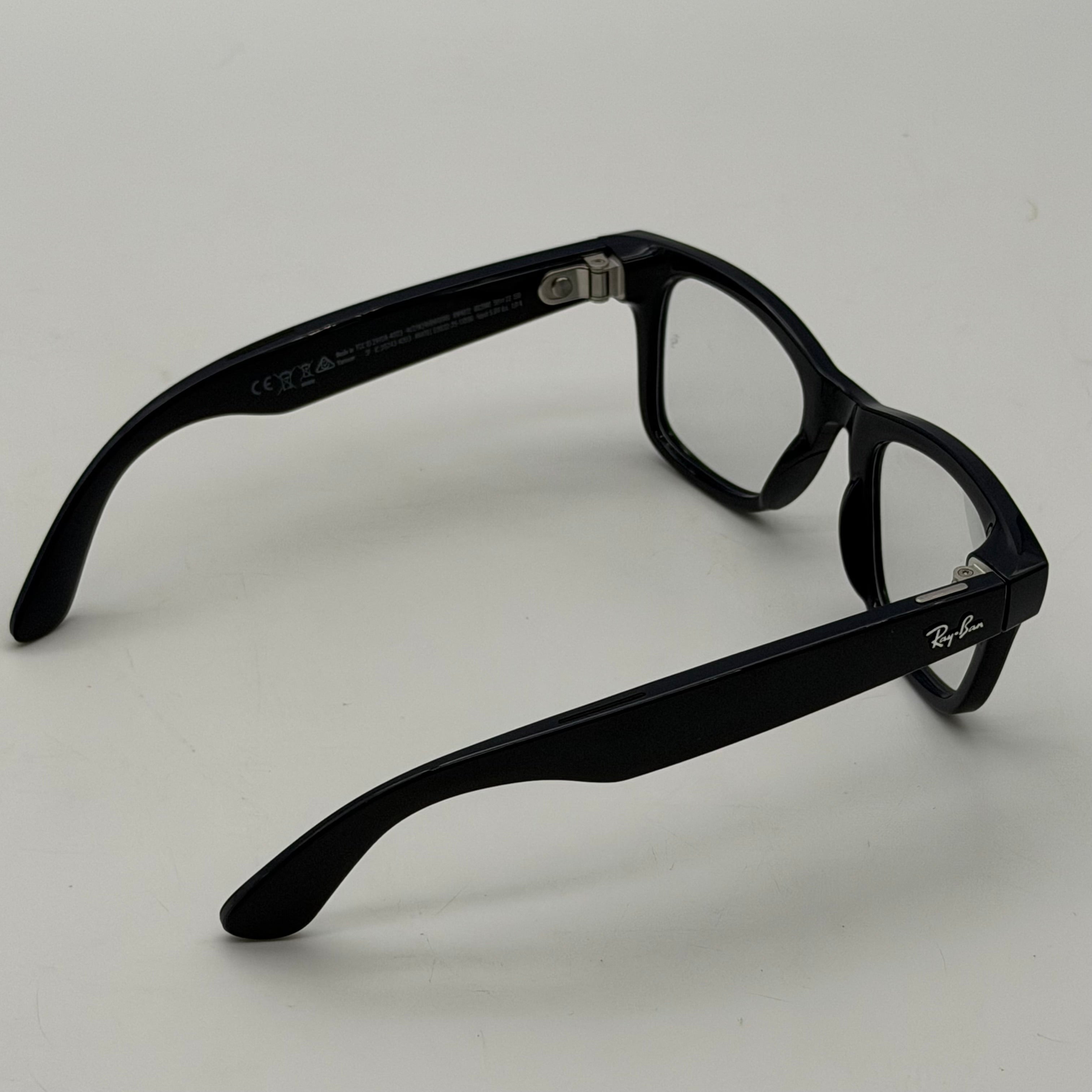Ray-Ban Meta Wayfarer RW4012 Smart Glasses Jeans Blue Clear Lens