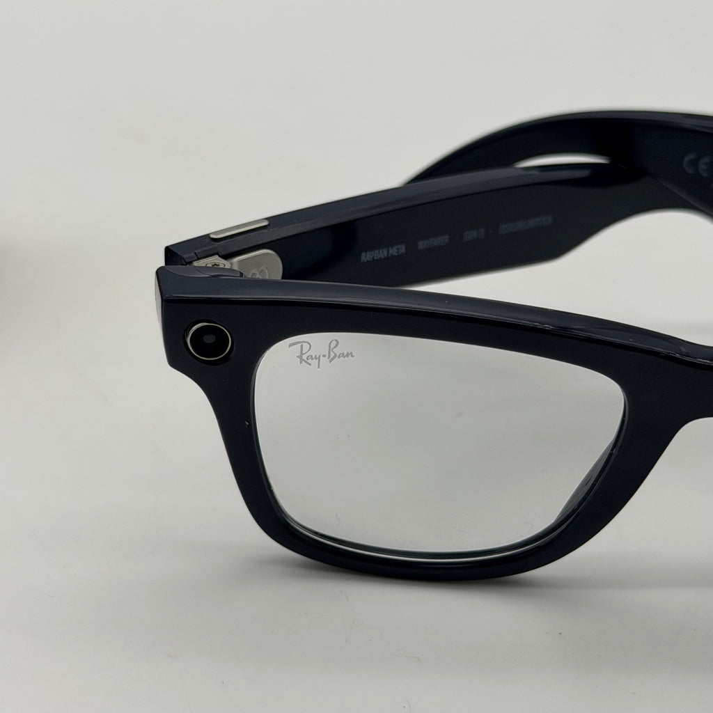 Ray-Ban Meta Wayfarer RW4012 Smart Glasses Jeans Blue Clear Lens