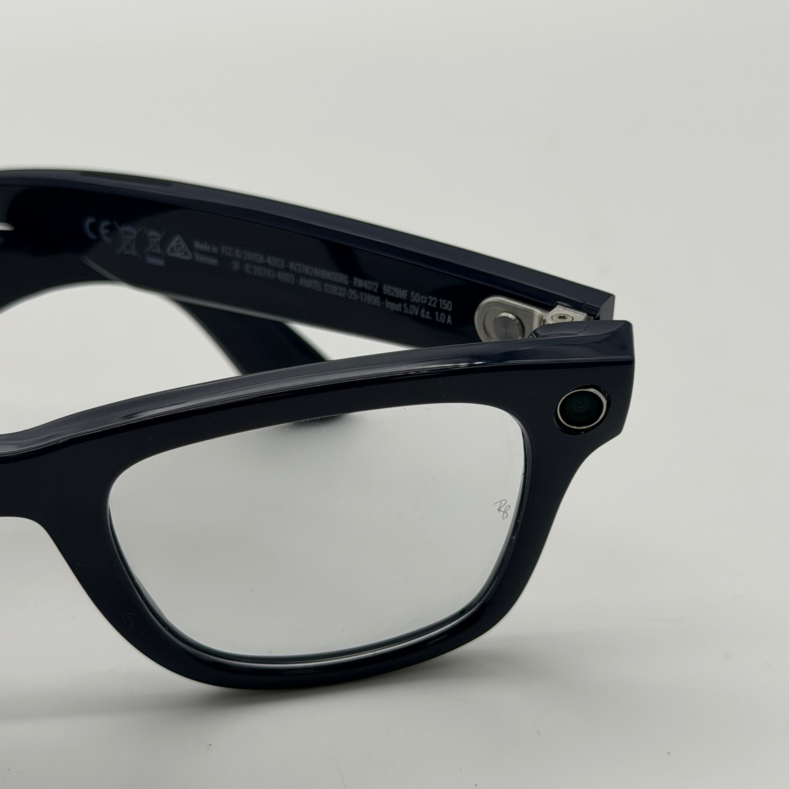 Ray-Ban Meta Wayfarer RW4012 Smart Glasses Jeans Blue Clear Lens