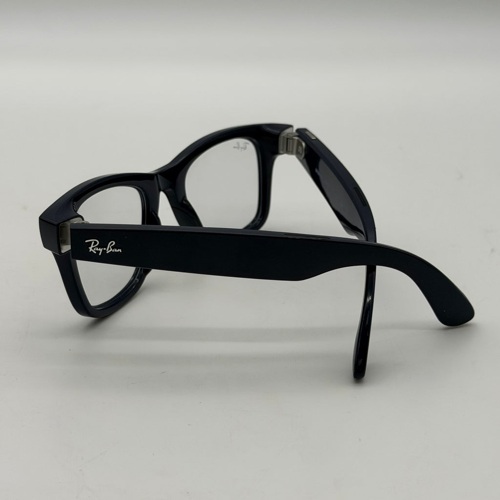 Ray-Ban Meta Wayfarer RW4012 Smart Glasses Jeans Blue Clear Lens