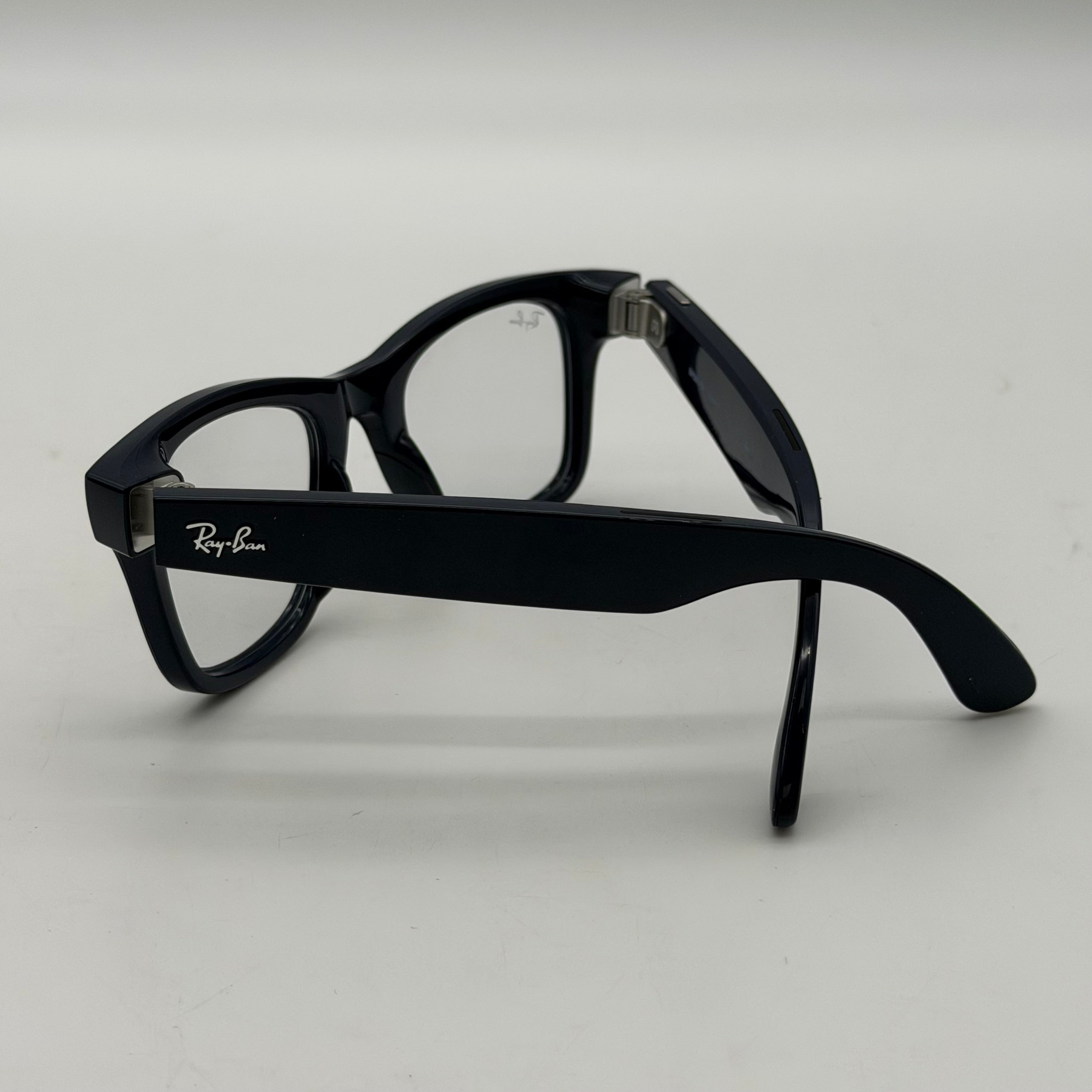 Ray-Ban Meta Wayfarer RW4012 Smart Glasses Jeans Blue Clear Lens