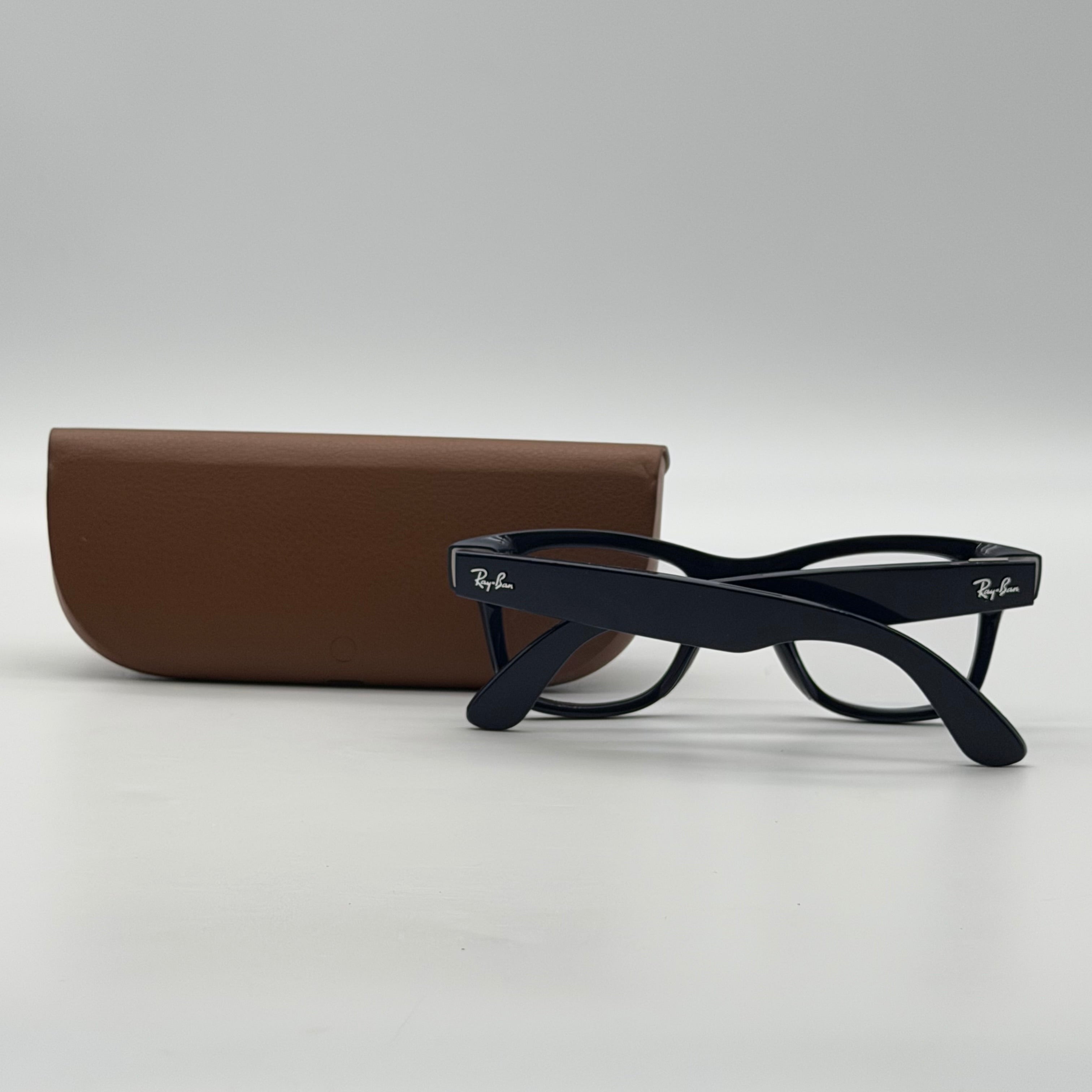 Ray-Ban Meta Wayfarer RW4012 Smart Glasses Jeans Blue Clear Lens