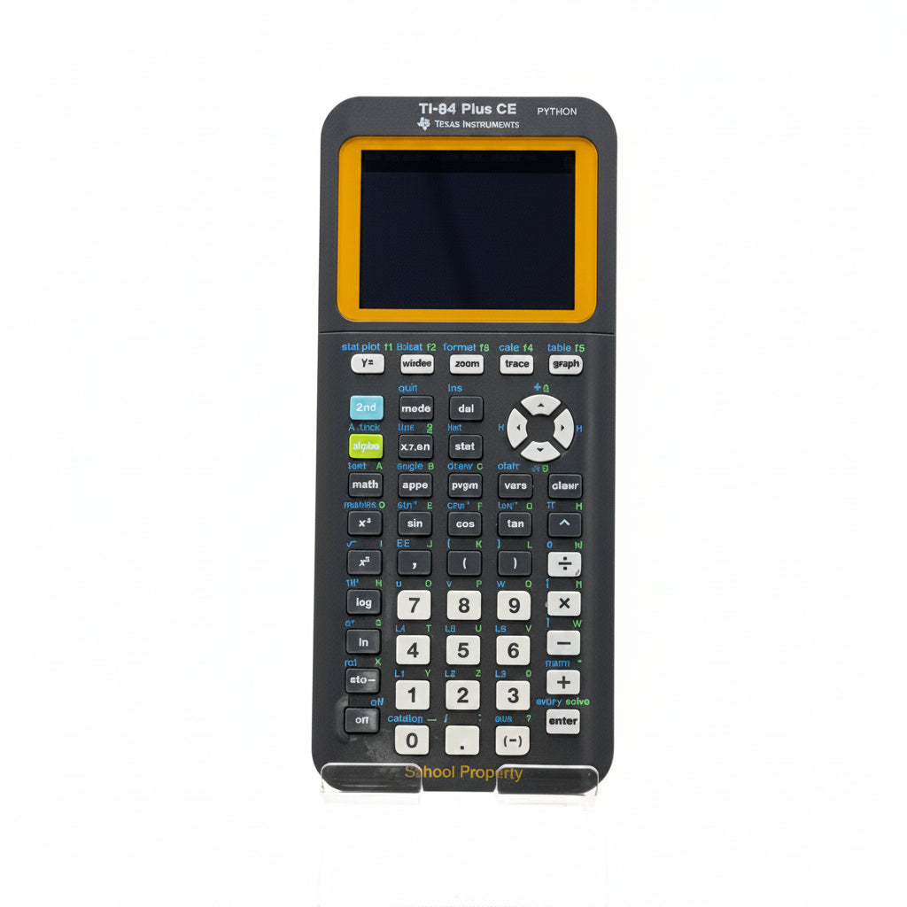 Texas Instruments TI-84 Plus CE Python Yellow School Graphing Calculator