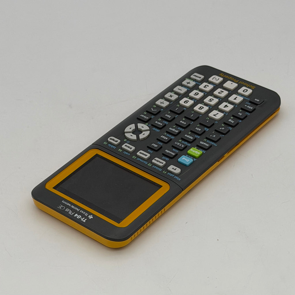 Texas Instruments TI-84 Plus CE Yellow School Graphing Calculator