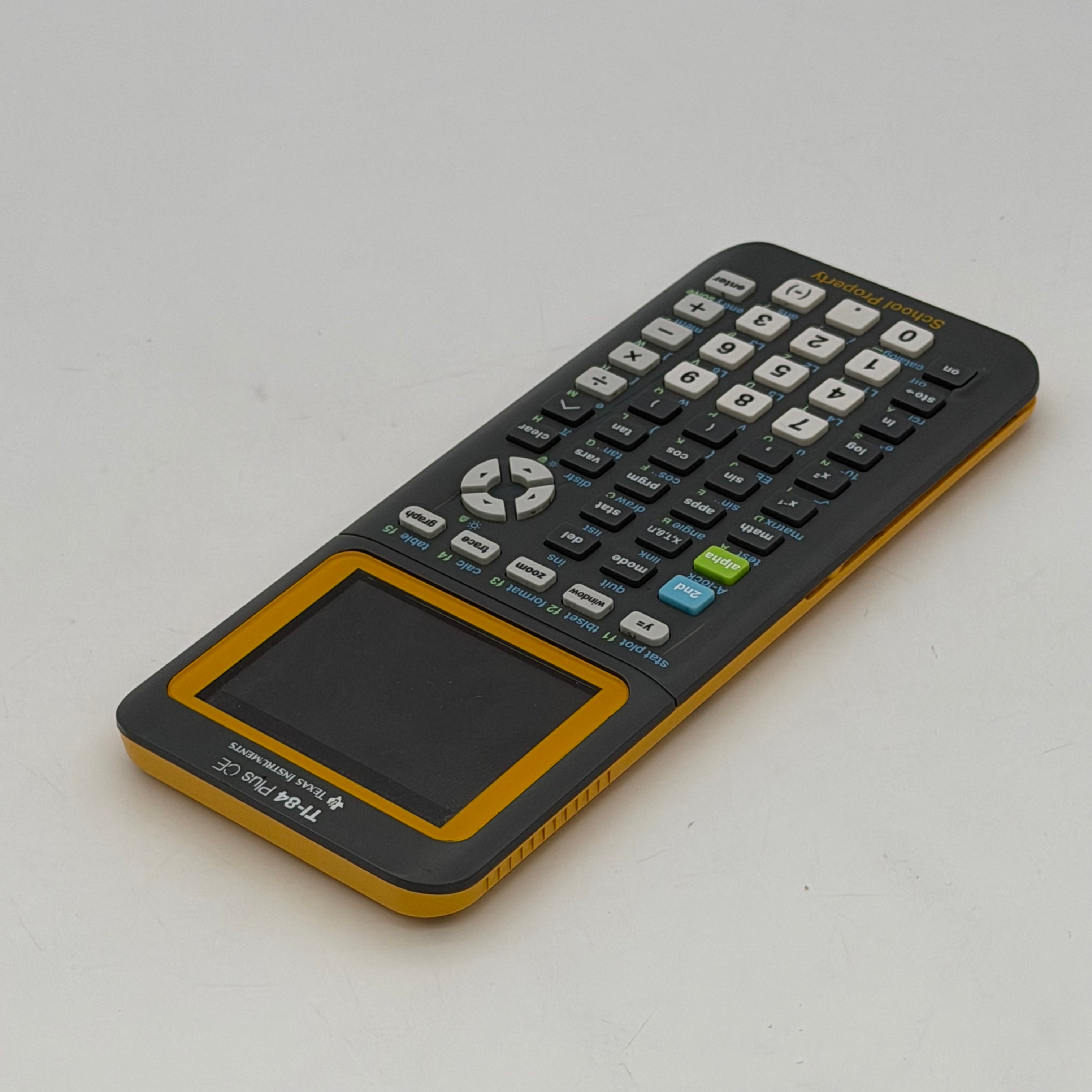 Texas Instruments TI-84 Plus CE Yellow School Graphing Calculator