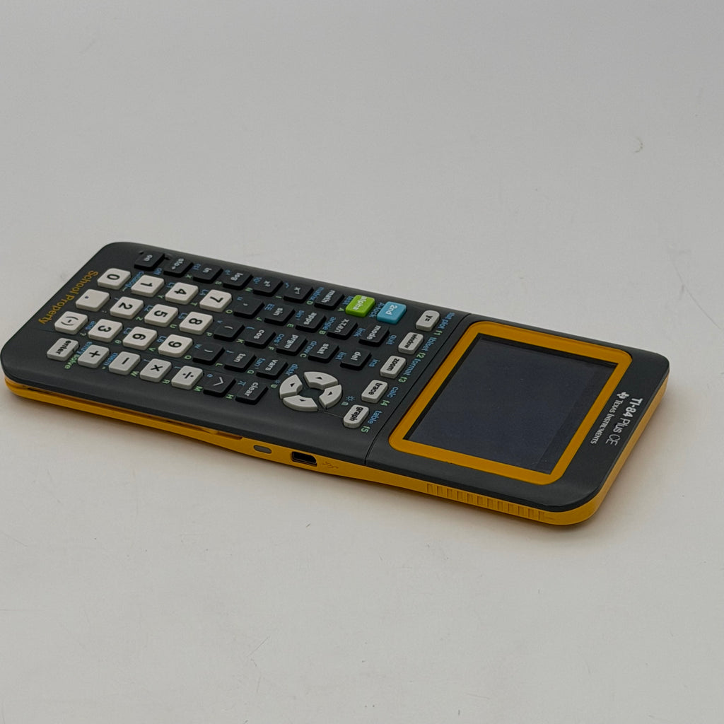 Texas Instruments TI-84 Plus CE Yellow School Graphing Calculator