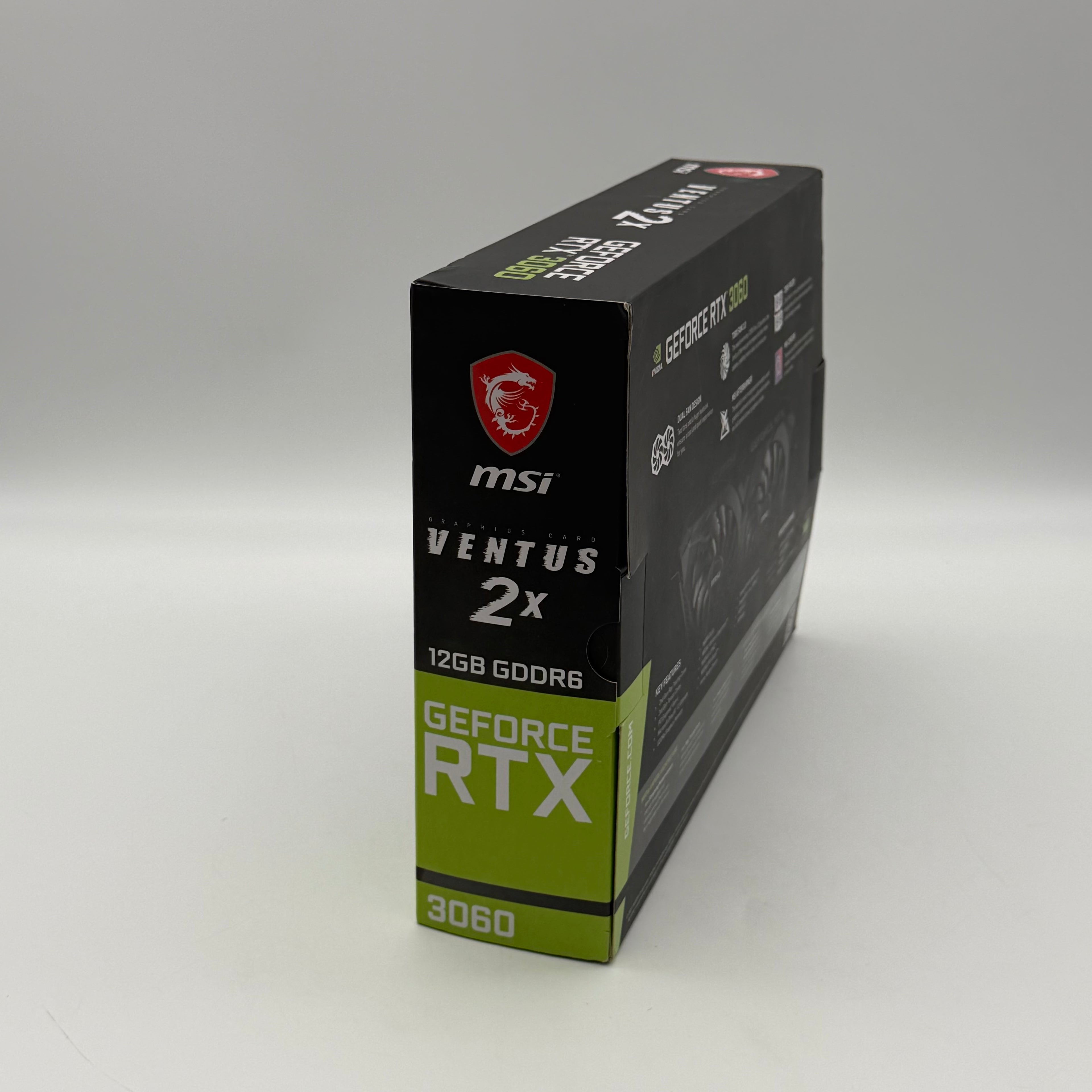MSI NVIDIA GeForce RTX 3060 Ventus 2x 12GB OC Edition GDDR6 Graphic Card