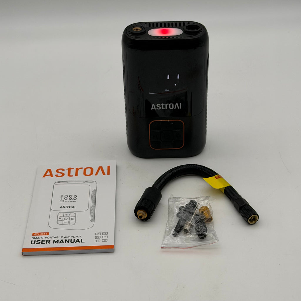 AstroAI L7 Cordless Tire Inflator 150PSI Portable Air Pump for Car & Bike - Tested