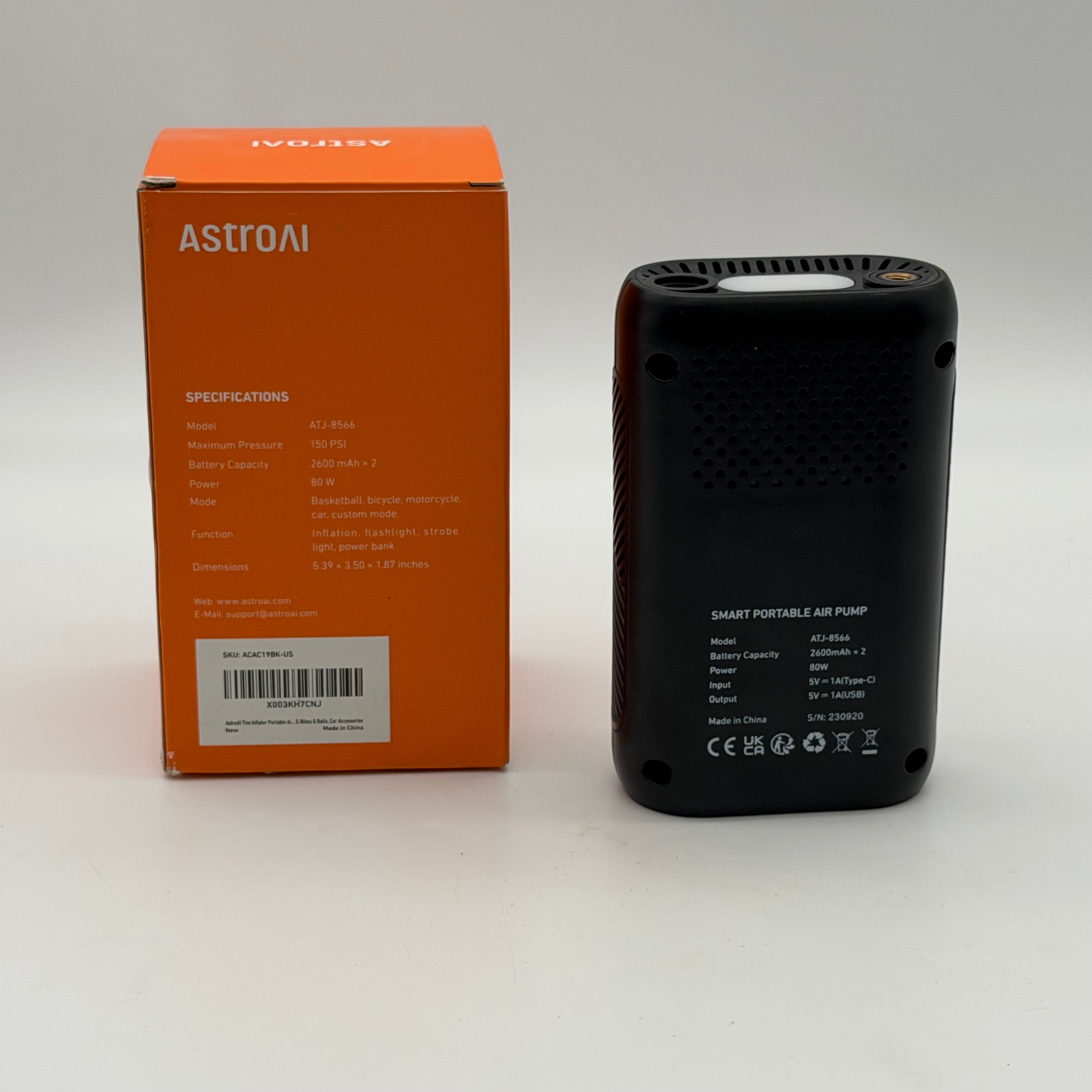 AstroAI L7 Cordless Tire Inflator 150PSI Portable Air Pump for Car & Bike - Tested